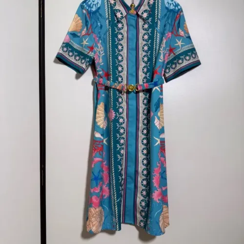 Cheap Versace Dresses Short Sleeved For Women #1454443, $$92.00 USD On Versace Dresses