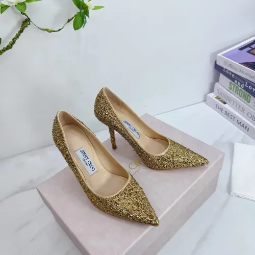 Cheap Jimmy Choo High-Heeled Shoes For Women #1454446, $$118.00 USD On Jimmy Choo High-Heeled Shoes