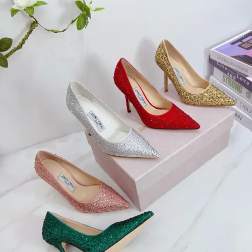 Replica Jimmy Choo High-Heeled Shoes For Women #1454449 $118.00 USD for Wholesale