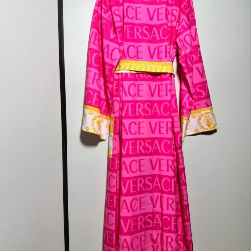 Replica Versace Bathrobes Long Sleeved For Women #1454450 $98.00 USD for Wholesale