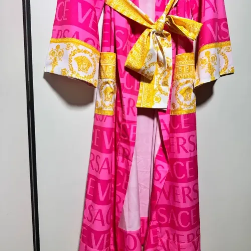 Replica Versace Bathrobes Long Sleeved For Women #1454450 $98.00 USD for Wholesale