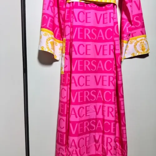 Replica Versace Bathrobes Long Sleeved For Women #1454450 $98.00 USD for Wholesale