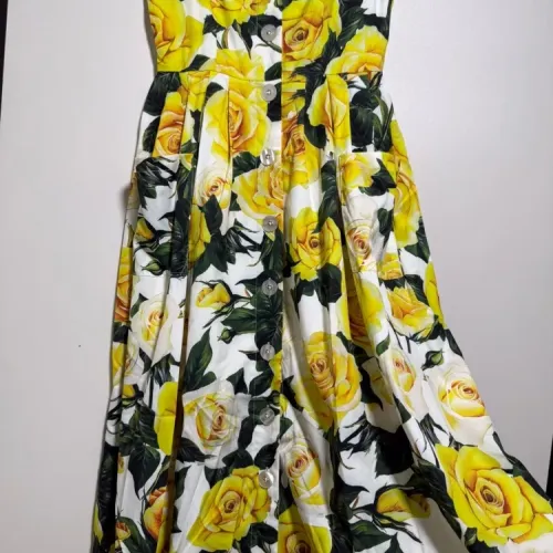 Replica Dolce & Gabbana Dresses Sleeveless For Women #1454467 $102.00 USD for Wholesale