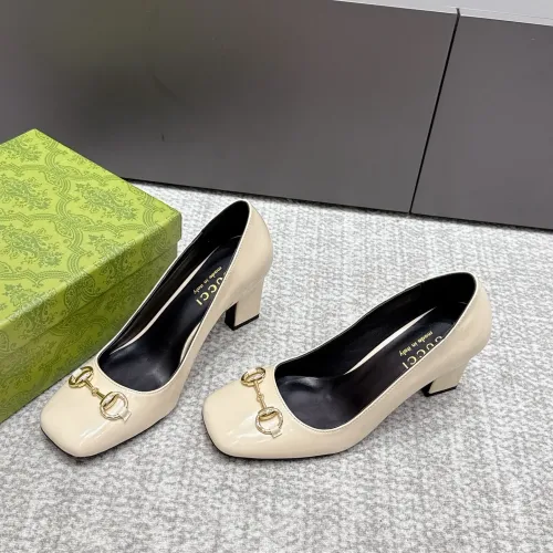 Cheap Gucci High-Heeled Shoes For Women #1454494, $$102.00 USD On Gucci High-Heeled Shoes