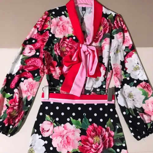 Replica Dolce & Gabbana D&G Tracksuits Long Sleeved For Women #1454498 $100.00 USD for Wholesale