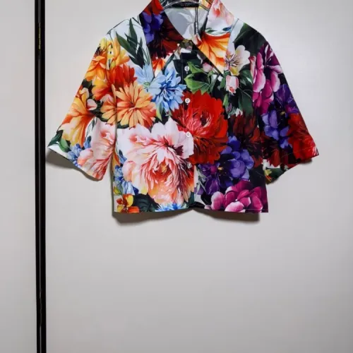 Replica Dolce & Gabbana D&G Tracksuits Short Sleeved For Women #1454500 $108.00 USD for Wholesale