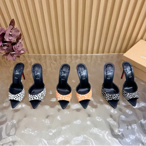 Replica Christian Louboutin CL Slippers For Women #1454502 $108.00 USD for Wholesale