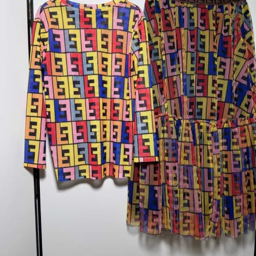 Replica Fendi Tracksuits Long Sleeved For Women #1454513 $102.00 USD for Wholesale