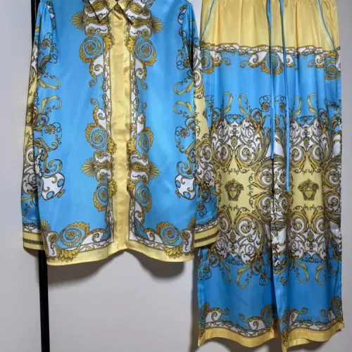 Cheap Versace Pajamas Long Sleeved For Women #1454517, $$102.00 USD On Versace Tracksuits