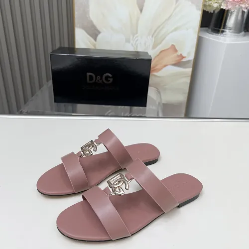 Cheap Dolce &amp; Gabbana D&amp;G Slippers For Women #1454526, $$85.00 USD On Dolce &amp; Gabbana D&amp;G Slippers