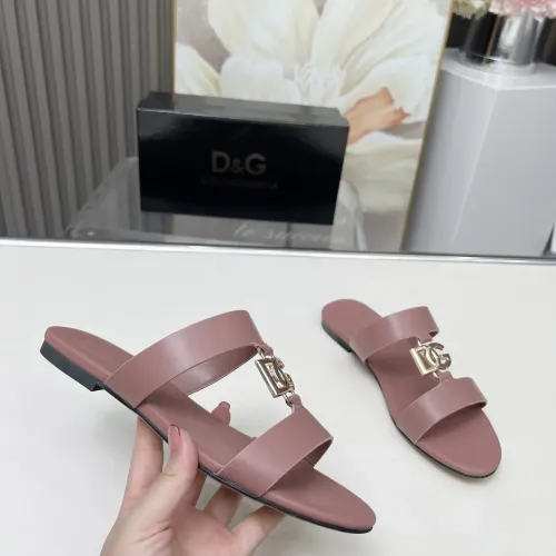 Replica Dolce & Gabbana D&G Slippers For Women #1454526 $85.00 USD for Wholesale