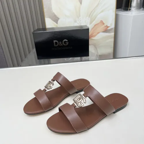 Cheap Dolce &amp; Gabbana D&amp;G Slippers For Women #1454529, $$85.00 USD On Dolce &amp; Gabbana D&amp;G Slippers