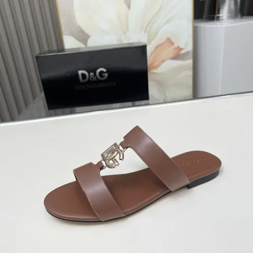 Replica Dolce & Gabbana D&G Slippers For Women #1454529 $85.00 USD for Wholesale
