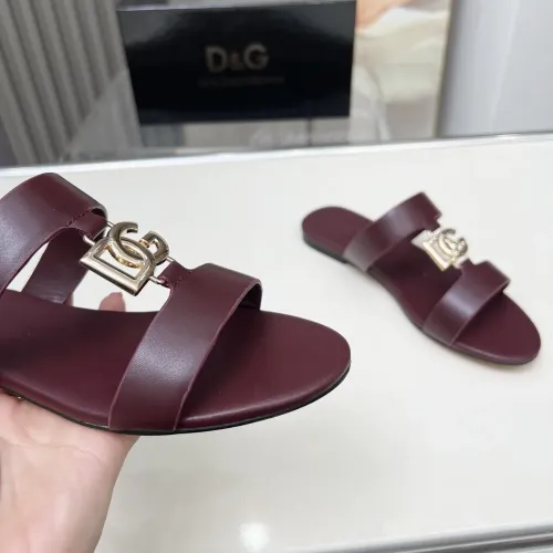 Replica Dolce & Gabbana D&G Slippers For Women #1454530 $85.00 USD for Wholesale