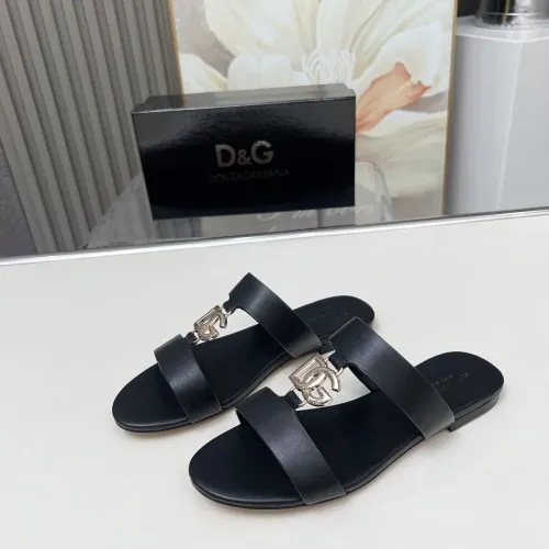 Cheap Dolce &amp; Gabbana D&amp;G Slippers For Women #1454533, $$85.00 USD On Dolce &amp; Gabbana D&amp;G Slippers
