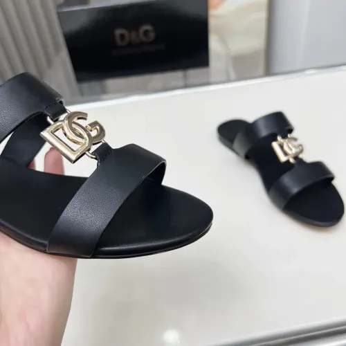 Replica Dolce & Gabbana D&G Slippers For Women #1454533 $85.00 USD for Wholesale