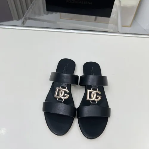Replica Dolce & Gabbana D&G Slippers For Women #1454533 $85.00 USD for Wholesale