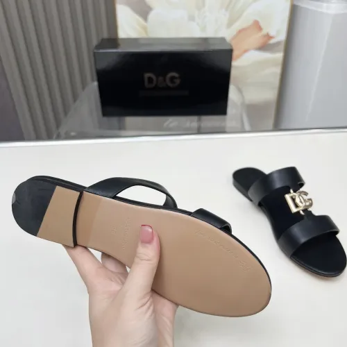 Replica Dolce & Gabbana D&G Slippers For Women #1454533 $85.00 USD for Wholesale