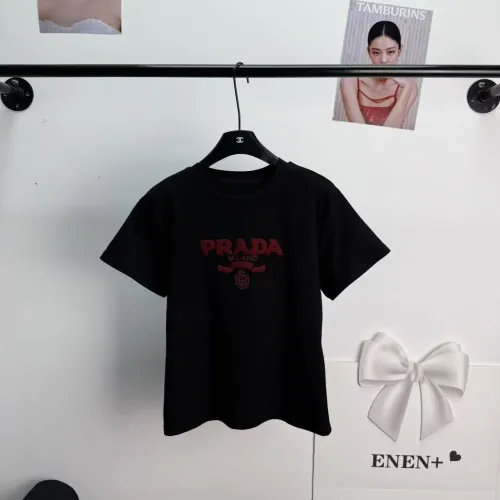 Cheap Prada T-Shirts Short Sleeved For Women #1454539, $$52.00 USD On Prada T-Shirts