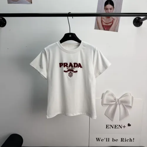 Cheap Prada T-Shirts Short Sleeved For Women #1454540, $$52.00 USD On Prada T-Shirts