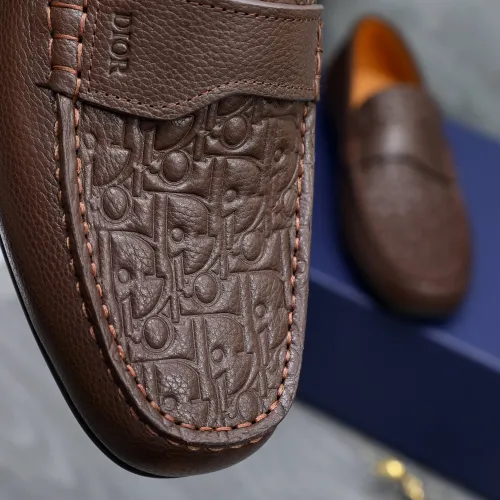 Replica Christian Dior Leather Shoes For Men #1454609 $100.00 USD for Wholesale
