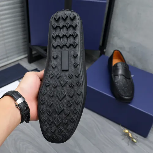 Replica Christian Dior Leather Shoes For Men #1454614 $100.00 USD for Wholesale