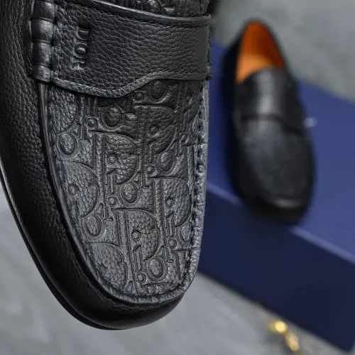 Replica Christian Dior Leather Shoes For Men #1454614 $100.00 USD for Wholesale