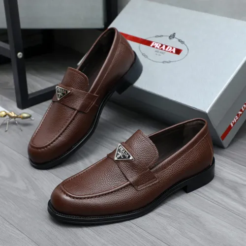 Cheap Prada Leather Shoes For Men #1454617, $$88.00 USD On Prada Leather Shoes