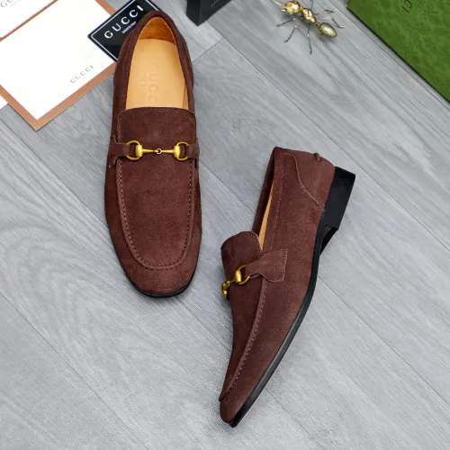 Replica Gucci Oxfords Shoes For Men #1454671 $82.00 USD for Wholesale