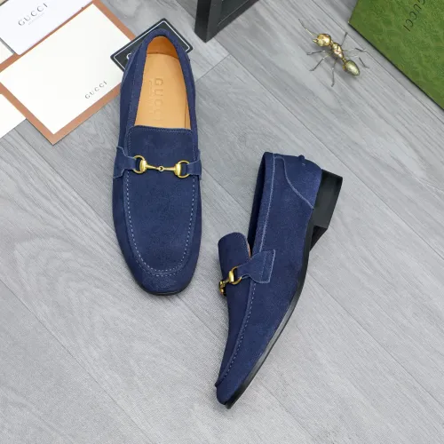 Replica Gucci Oxfords Shoes For Men #1454672 $82.00 USD for Wholesale