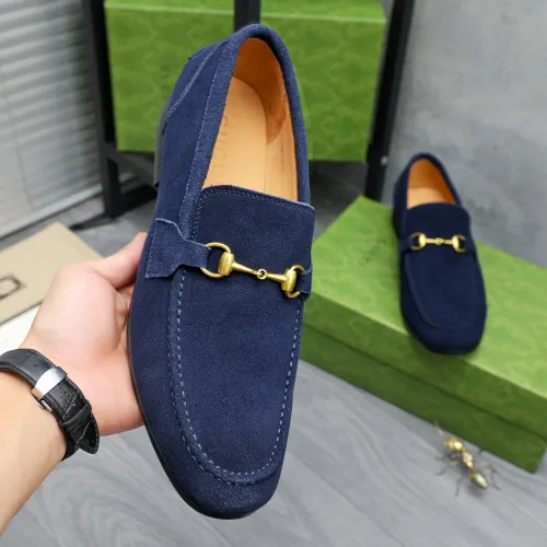Replica Gucci Oxfords Shoes For Men #1454672 $82.00 USD for Wholesale