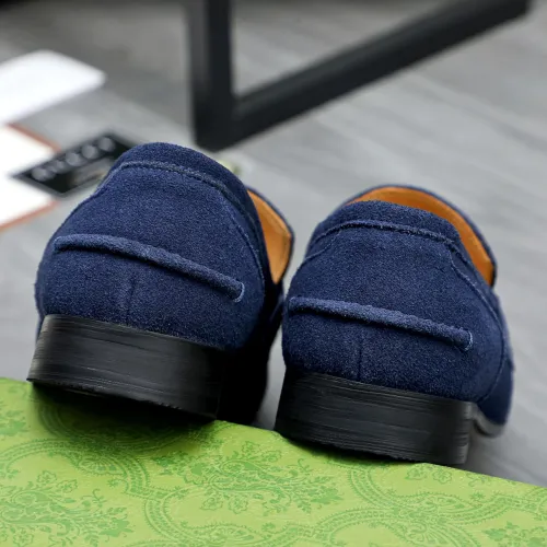 Replica Gucci Oxfords Shoes For Men #1454672 $82.00 USD for Wholesale