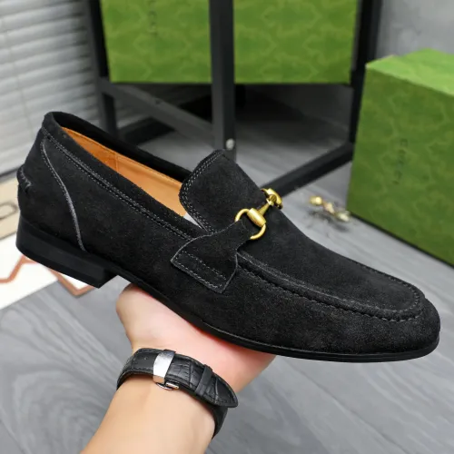 Replica Gucci Oxfords Shoes For Men #1454673 $82.00 USD for Wholesale