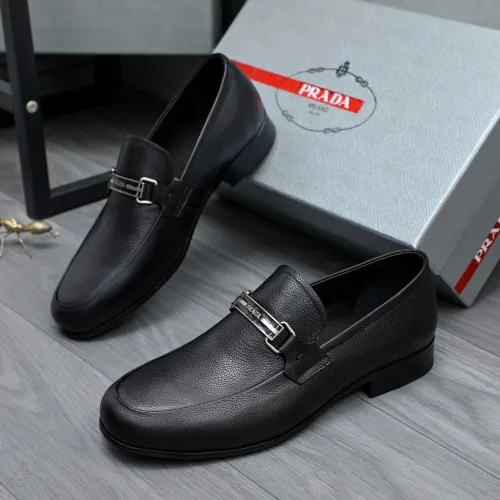 Cheap Prada Leather Shoes For Men #1454712, $$96.00 USD On Prada Leather Shoes
