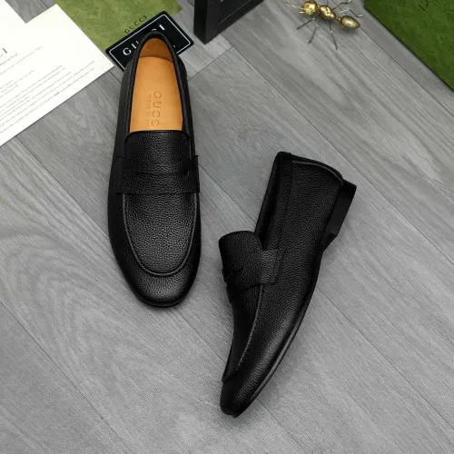Replica Gucci Oxfords Shoes For Men #1454722 $92.00 USD for Wholesale