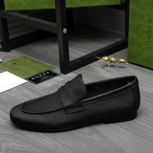 Replica Gucci Oxfords Shoes For Men #1454722 $92.00 USD for Wholesale