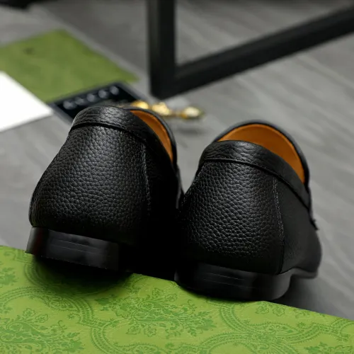 Replica Gucci Oxfords Shoes For Men #1454722 $92.00 USD for Wholesale