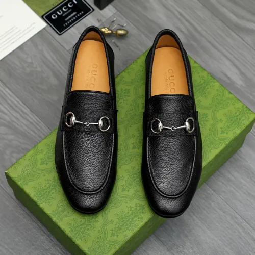 Replica Gucci Oxfords Shoes For Men #1454723 $92.00 USD for Wholesale