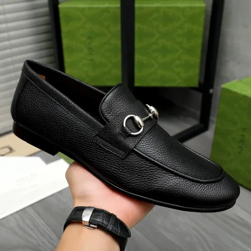 Replica Gucci Oxfords Shoes For Men #1454723 $92.00 USD for Wholesale