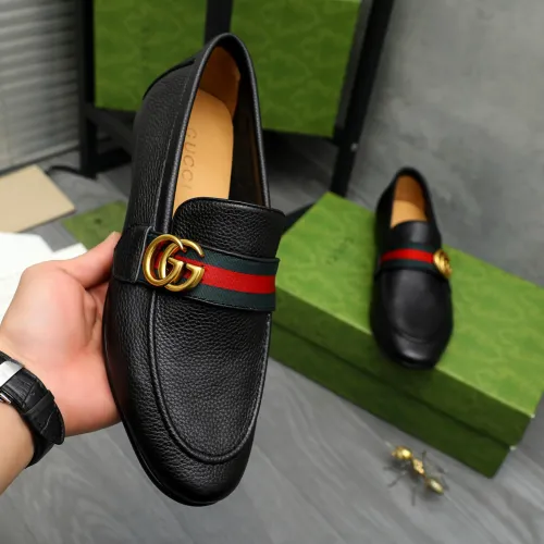 Replica Gucci Oxfords Shoes For Men #1454724 $92.00 USD for Wholesale
