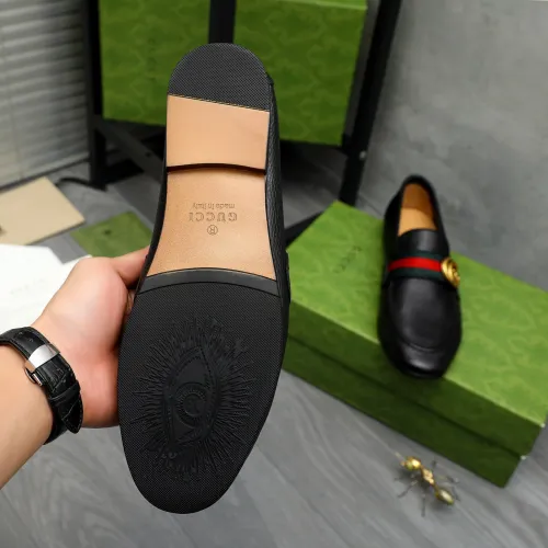 Replica Gucci Oxfords Shoes For Men #1454724 $92.00 USD for Wholesale