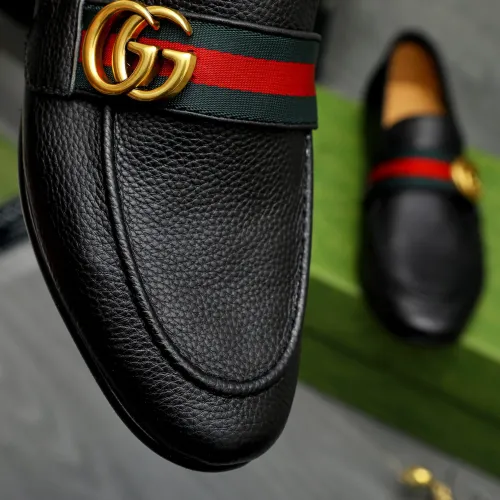 Replica Gucci Oxfords Shoes For Men #1454724 $92.00 USD for Wholesale