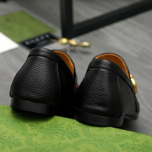 Replica Gucci Oxfords Shoes For Men #1454724 $92.00 USD for Wholesale