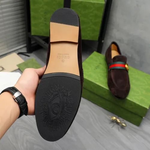 Replica Gucci Oxfords Shoes For Men #1454726 $92.00 USD for Wholesale