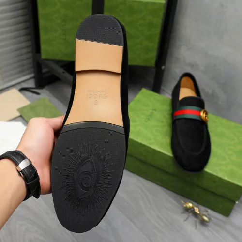 Replica Gucci Oxfords Shoes For Men #1454727 $92.00 USD for Wholesale