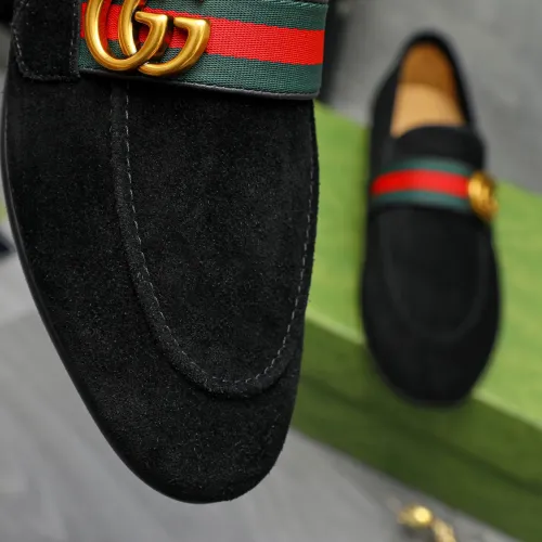 Replica Gucci Oxfords Shoes For Men #1454727 $92.00 USD for Wholesale