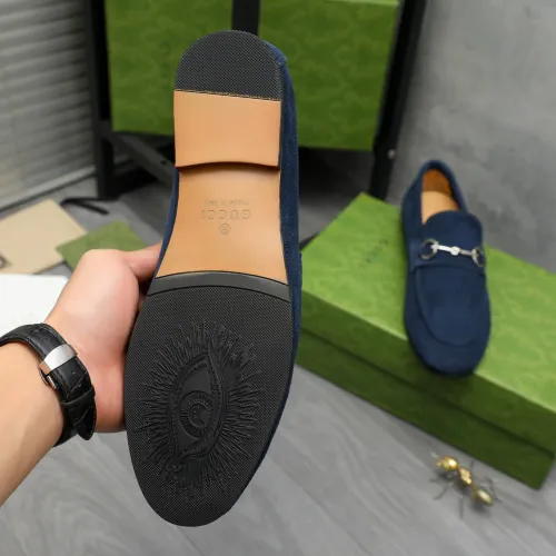 Replica Gucci Oxfords Shoes For Men #1454728 $92.00 USD for Wholesale