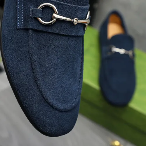 Replica Gucci Oxfords Shoes For Men #1454728 $92.00 USD for Wholesale