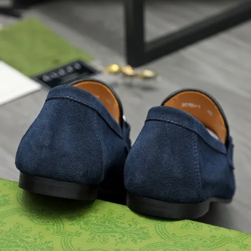 Replica Gucci Oxfords Shoes For Men #1454728 $92.00 USD for Wholesale