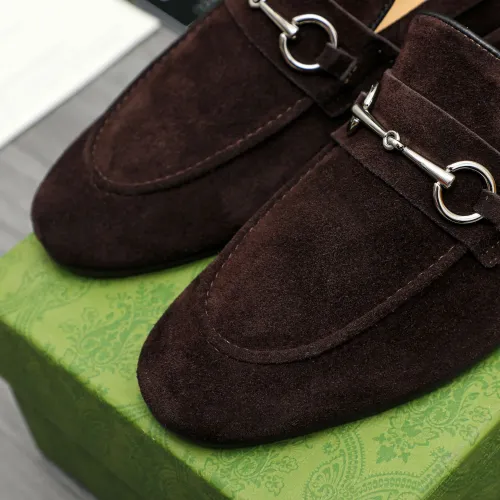 Replica Gucci Oxfords Shoes For Men #1454729 $92.00 USD for Wholesale